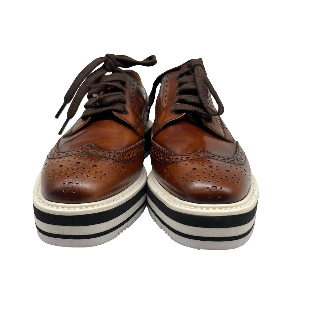 Zapatos Prada Oxford T.35.5