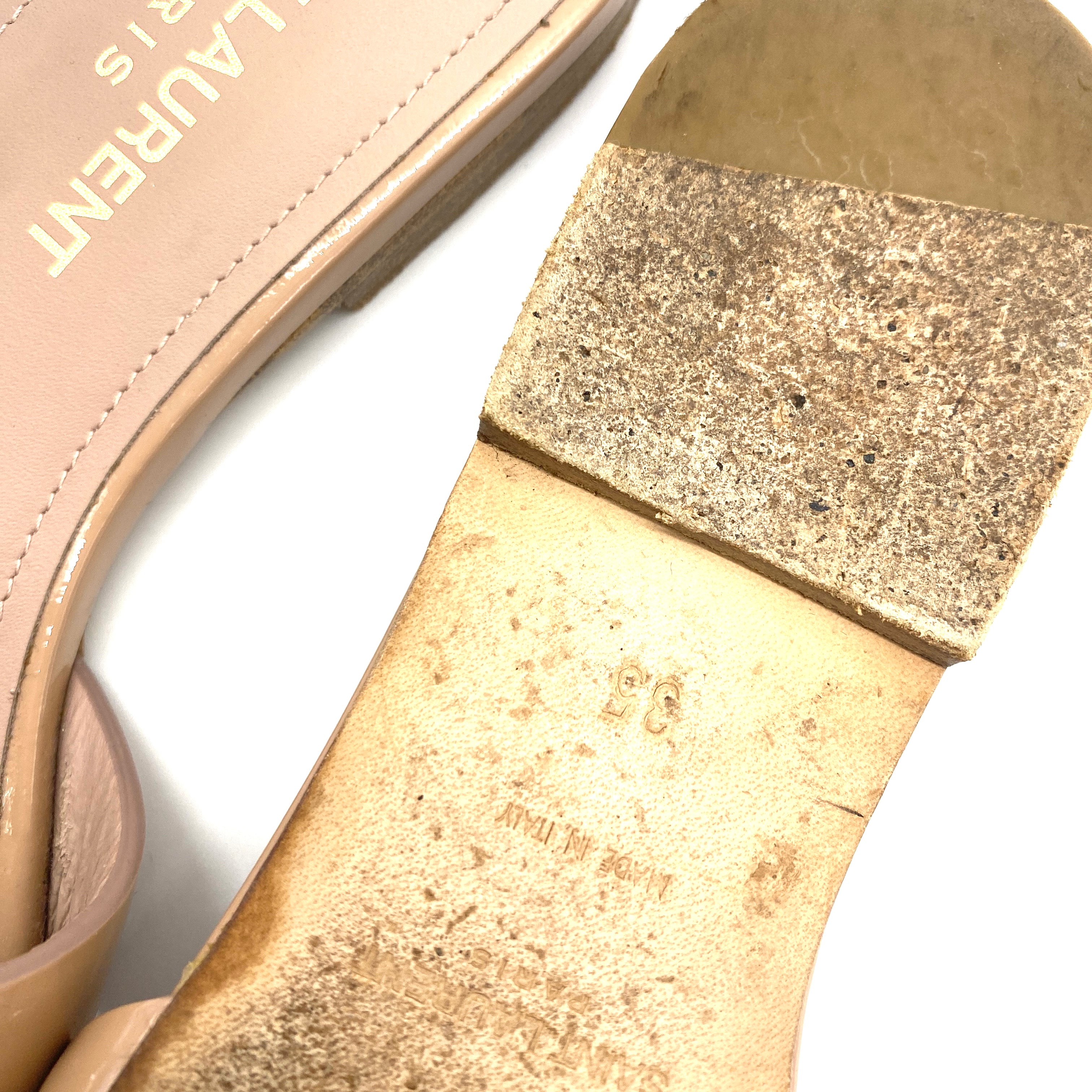 Sandalias Saint Laurent Tribute T.35
