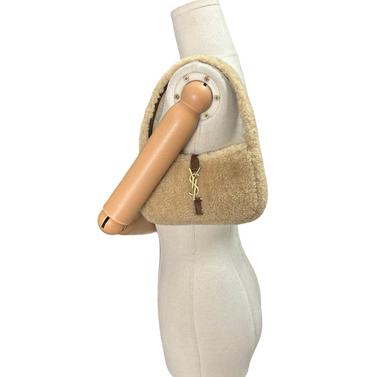 Bolsa Saint Laurent Le 5 à 7 Mini Shearling