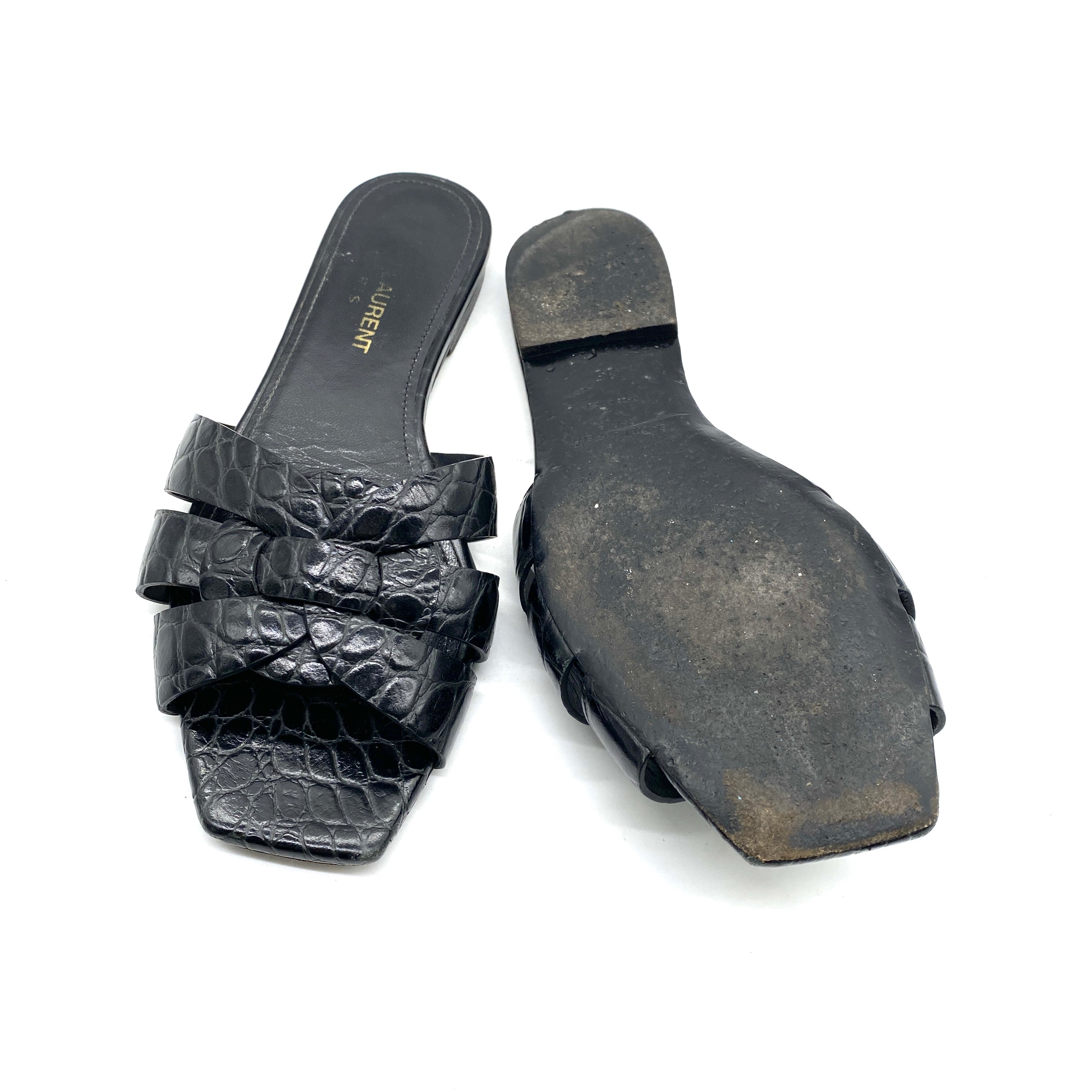 Sandalias Saint Laurent Tribute T.35