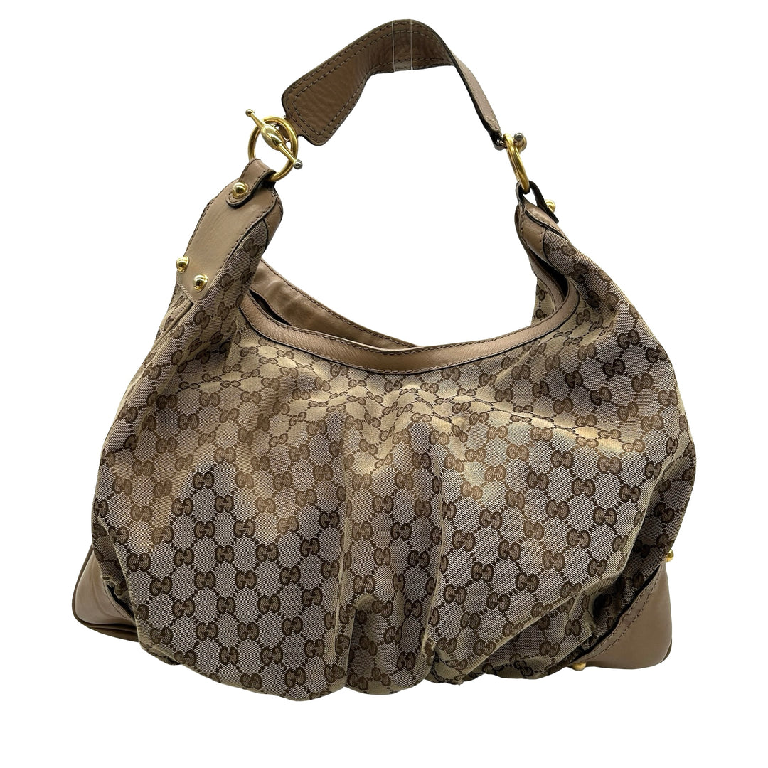 Bolsa Gucci Jockey Hobo Vintage Grande