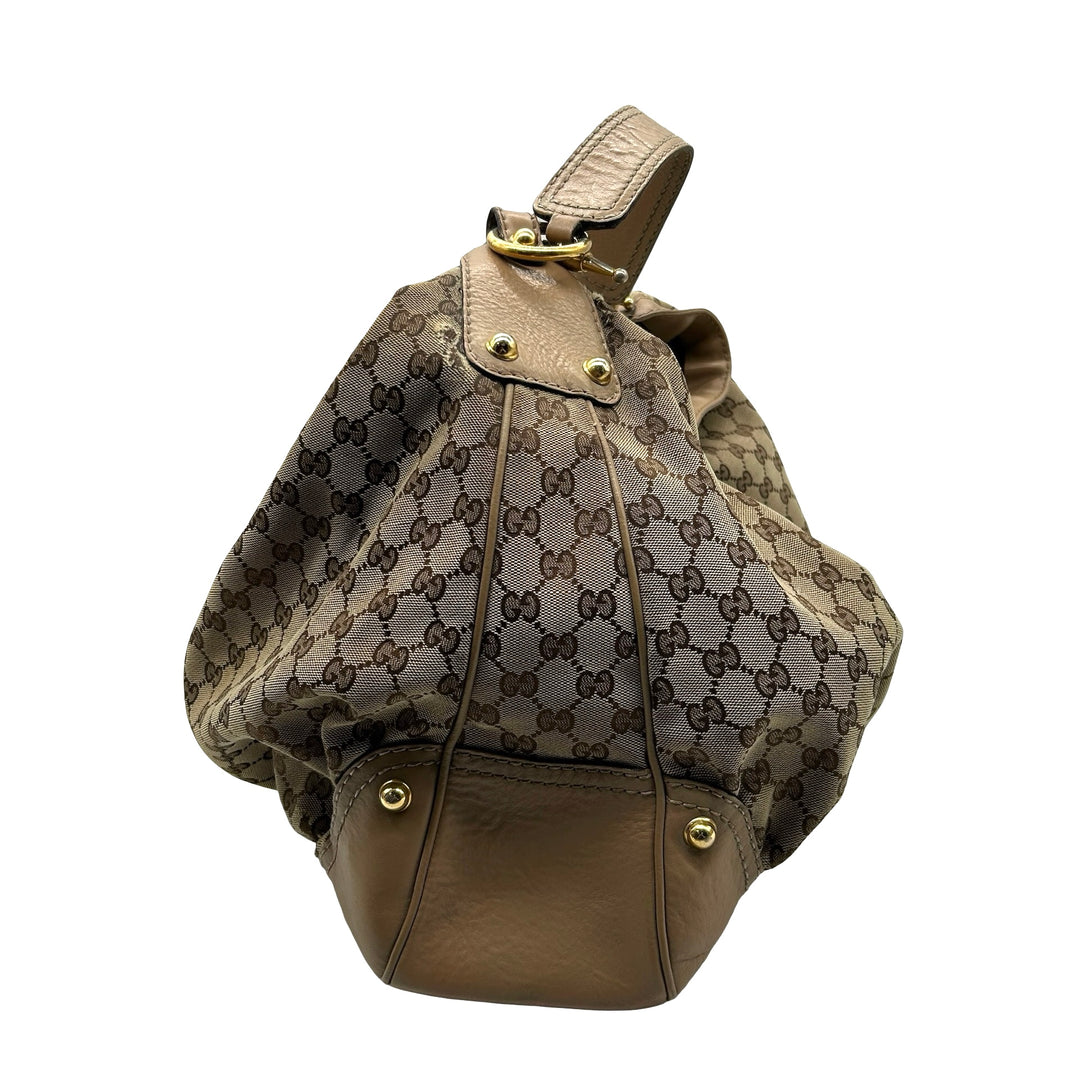 Bolsa Gucci Jockey Hobo Vintage Grande