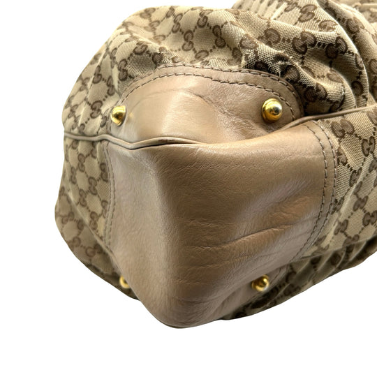 Bolsa Gucci Jockey Hobo Vintage Grande