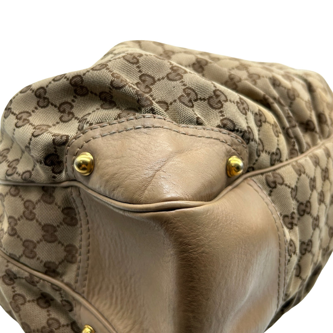 Bolsa Gucci Jockey Hobo Vintage Grande
