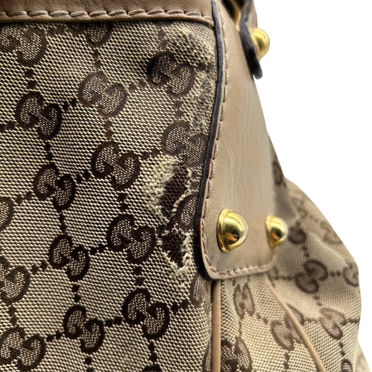 Bolsa Gucci Jockey Hobo Vintage Grande