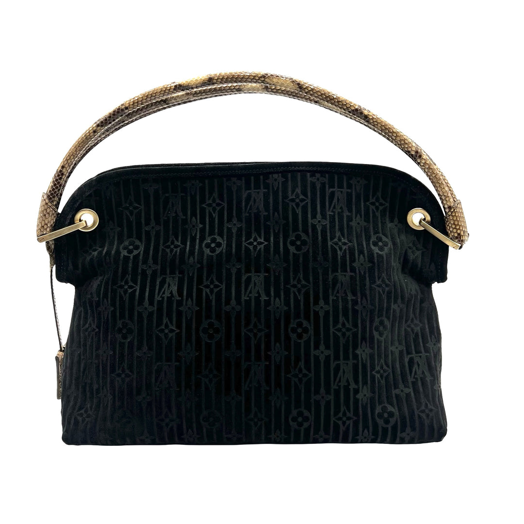 Bolsa Louis Vuitton Monogram Suede Whisper PM