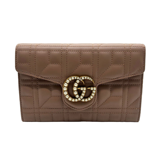 WOC Gucci Mini Pearly GG Marmont
