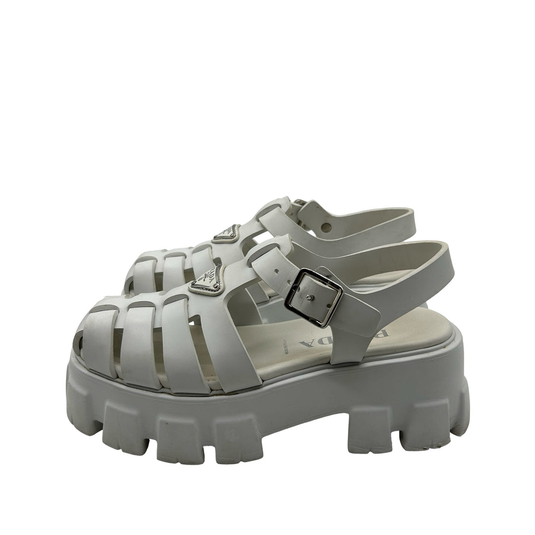 Sandalias Prada Monolith T.37