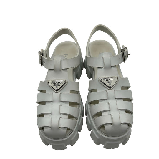 Sandalias Prada Monolith T.37