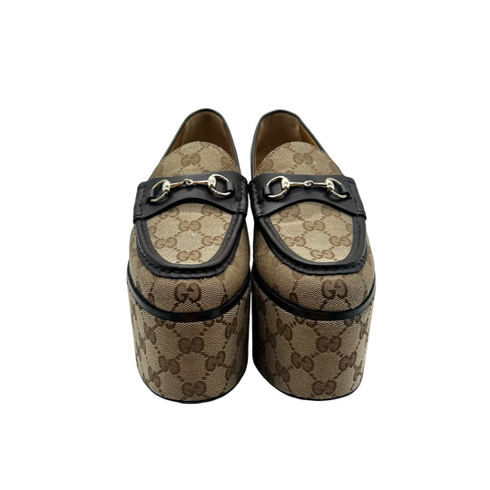 Loafers Gucci Horsebit T.39.5