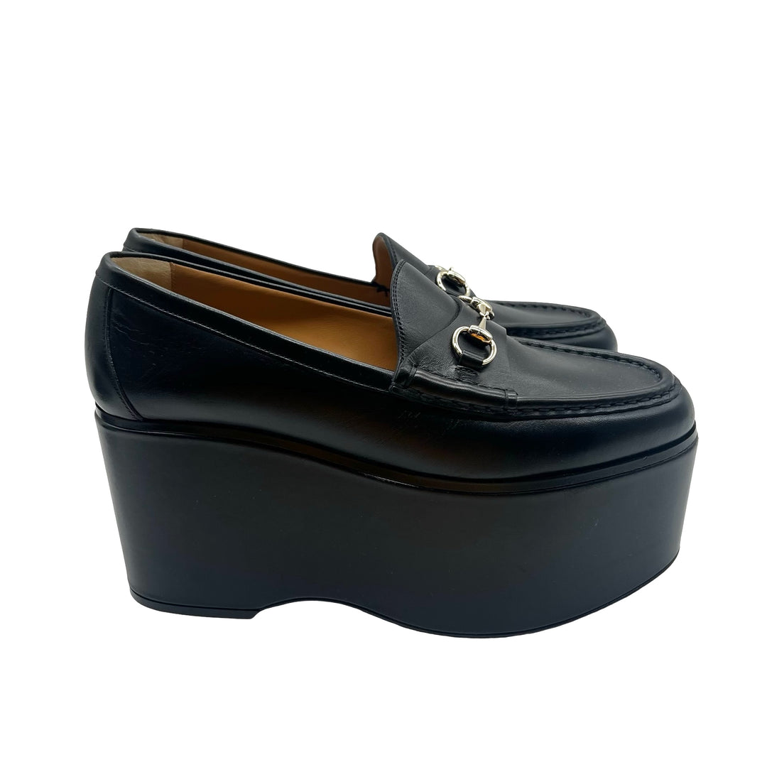 Loafers Gucci Horsebit T.39.5