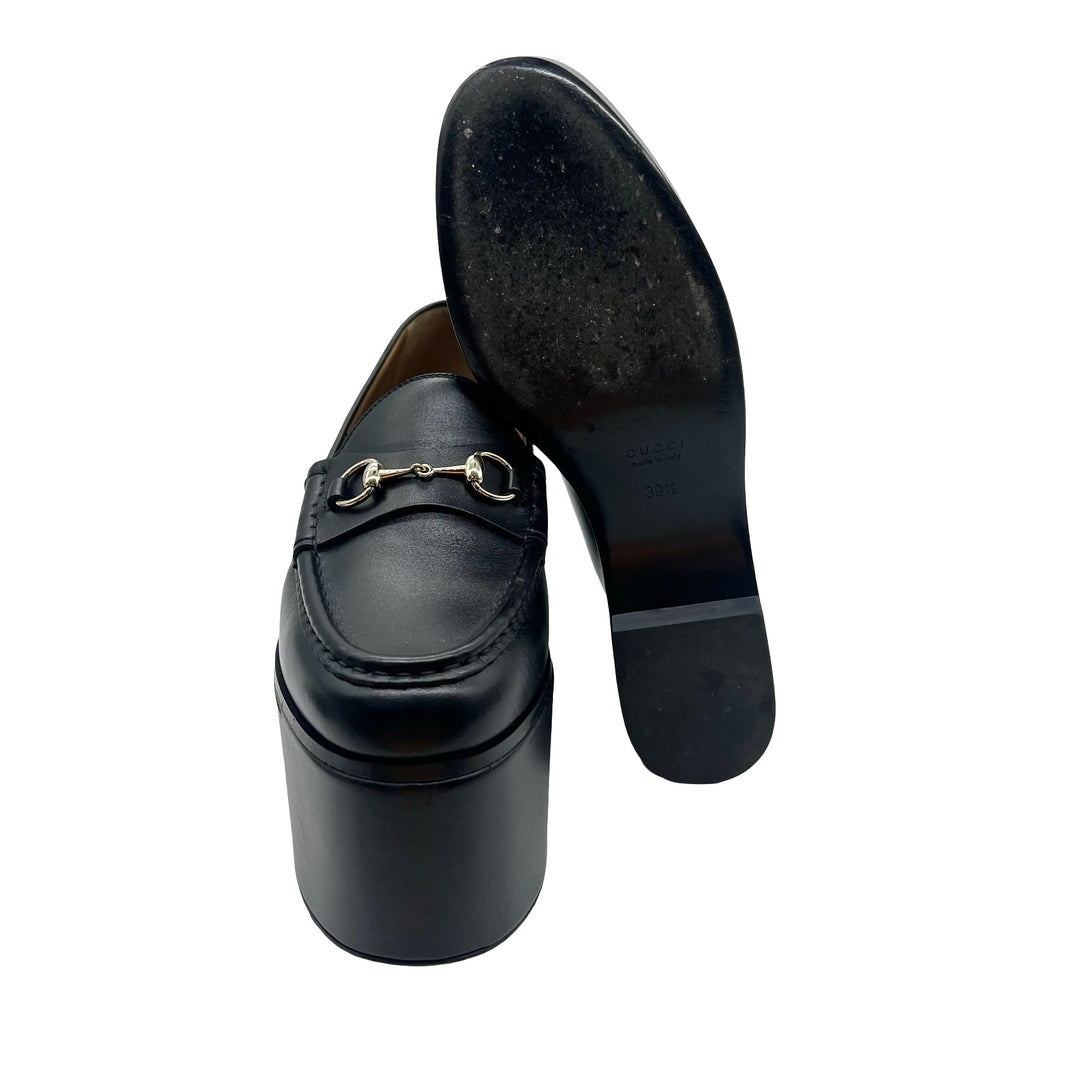 Loafers Gucci Horsebit T.39.5