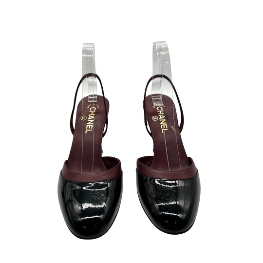 Pumps Chanel Slingback T.39.5
