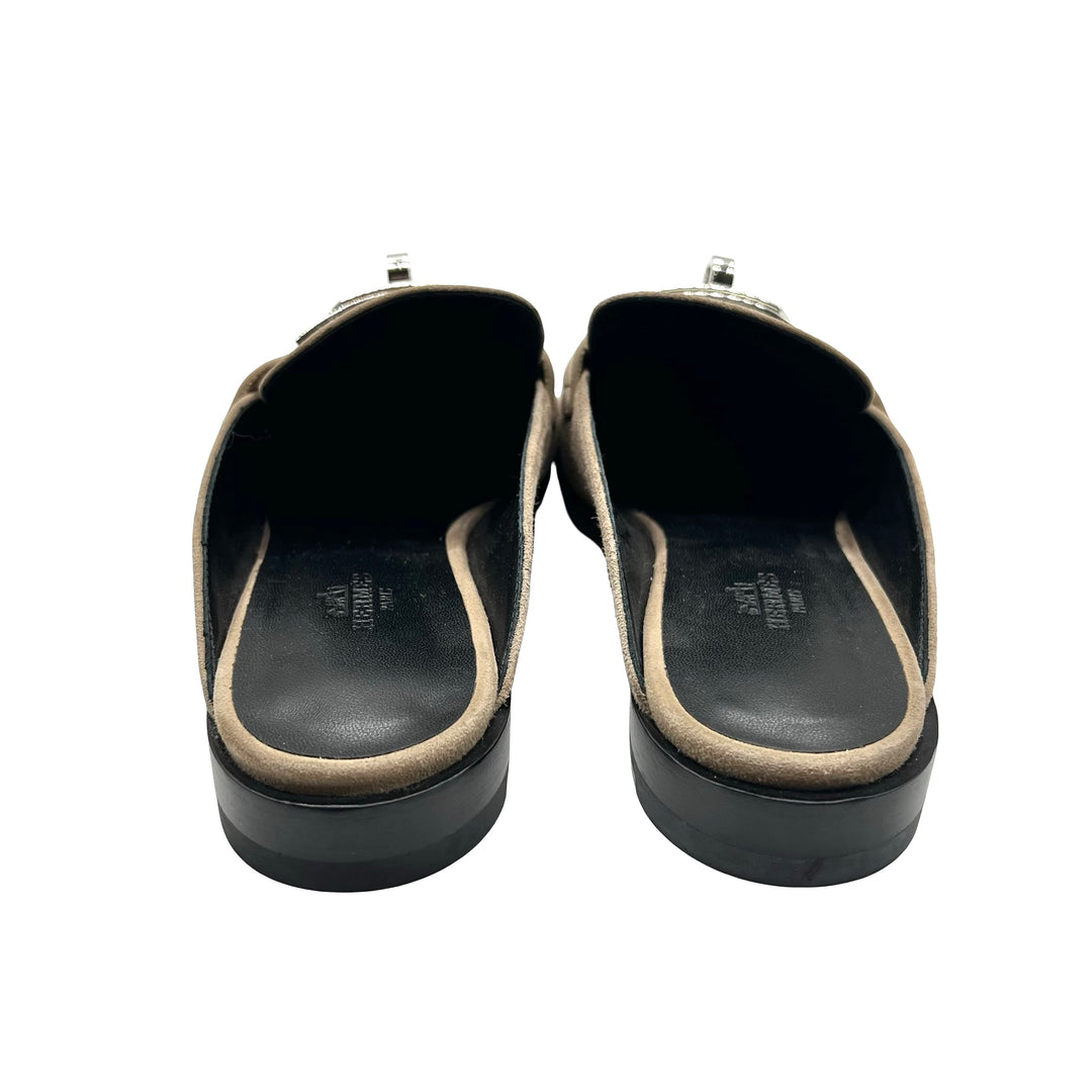 Mules Hermès Lota T.38