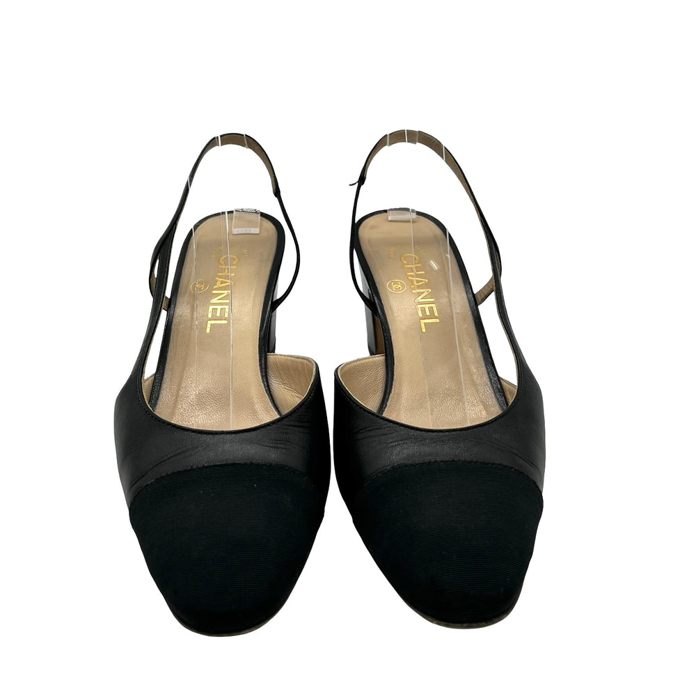 Pumps Chanel Slingback T.39.5