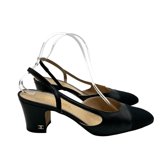 Pumps Chanel Slingback T.39.5
