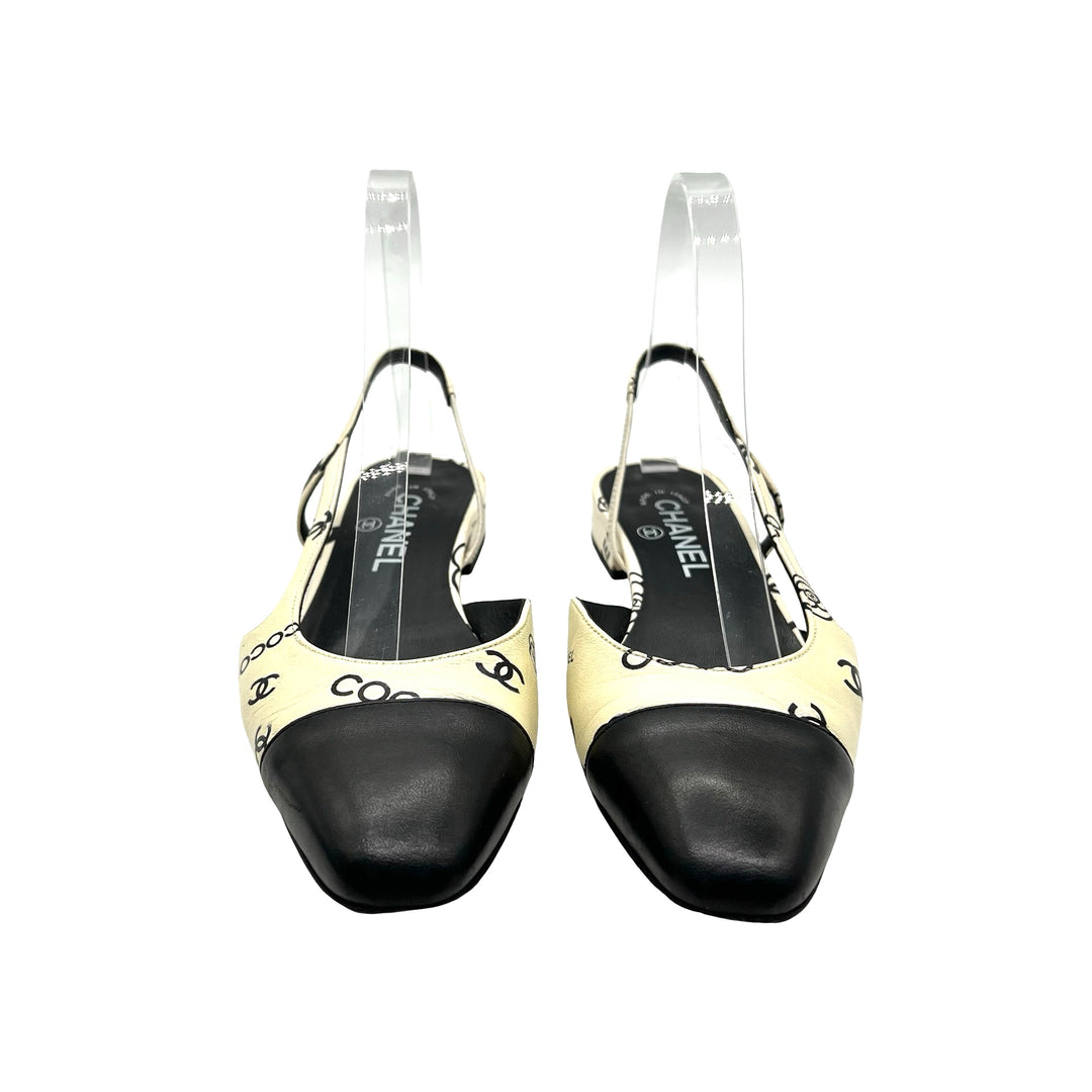 Flats Chanel Slingback T.37.5