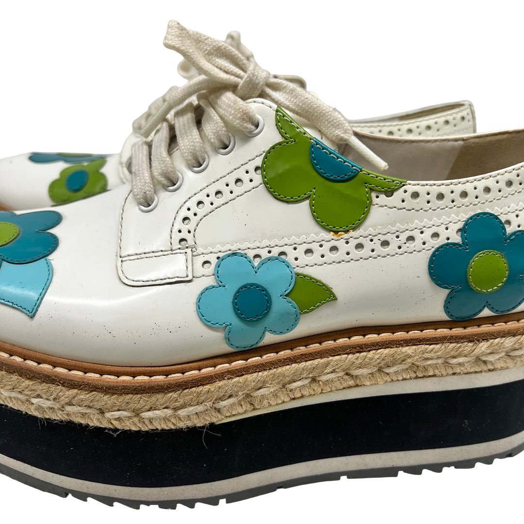 Zapatos Prada T.37.5