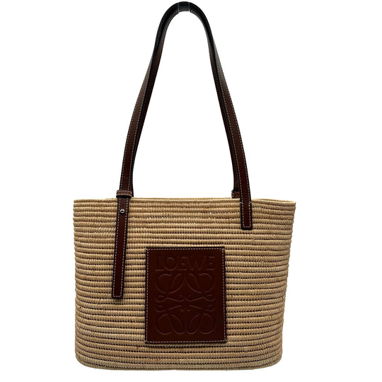 Bolsa Loewe X Paula's Ibiza Square Basket Pequeña
