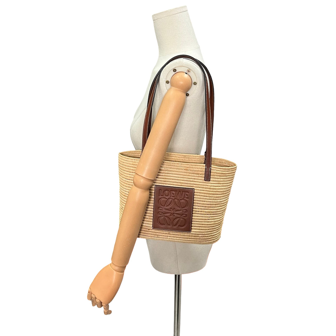 Bolsa Loewe X Paula's Ibiza Square Basket Pequeña