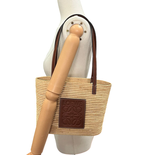 Bolsa Loewe X Paula's Ibiza Square Basket Pequeña