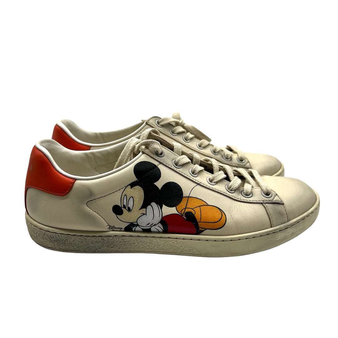Tenis Gucci Ace X Disney Mickey Mouse T.38.5