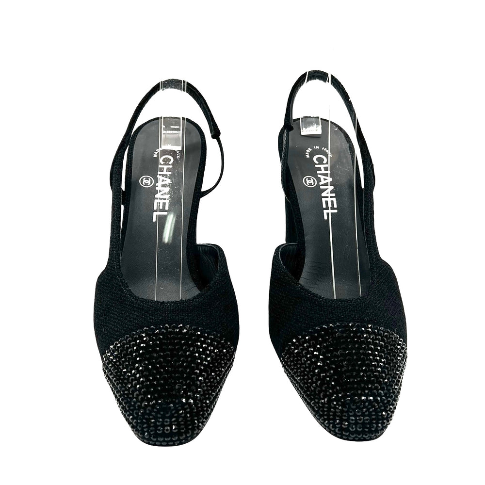 Pumps Chanel Slingback T.39.5
