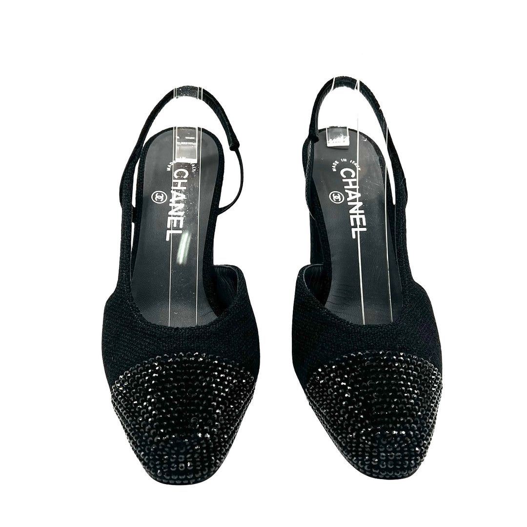 Pumps Chanel Slingback T.39.5