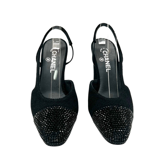 Pumps Chanel Slingback T.39.5