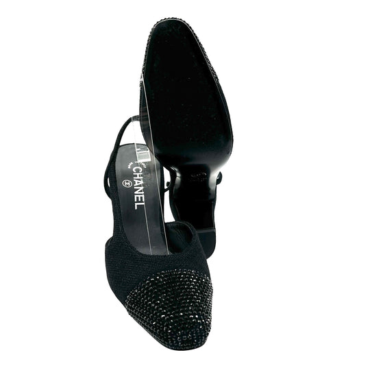 Pumps Chanel Slingback T.39.5