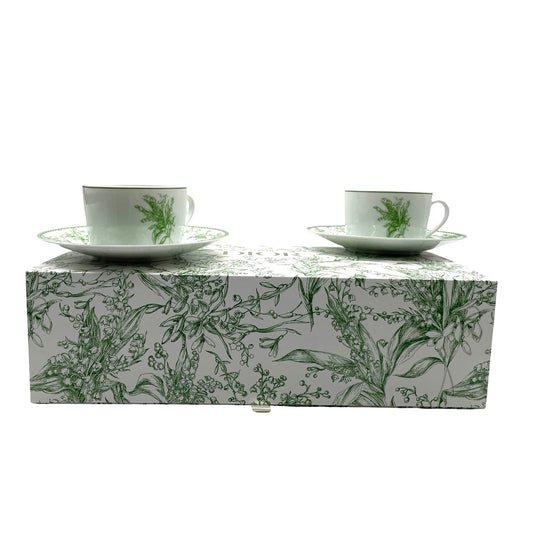 Set de tazas y platos Dior Lily of the Valley
