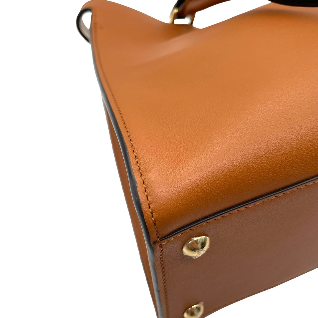 Bolsa Fendi Vitello Seta Century Small Peekaboo X-Tote