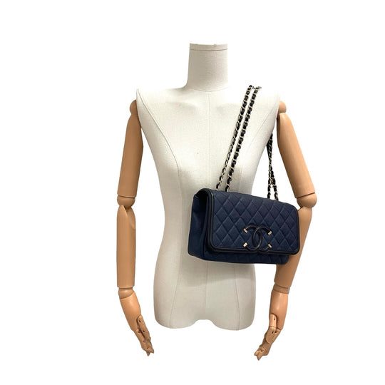 Bolsa Chanel CC Filigree Flap