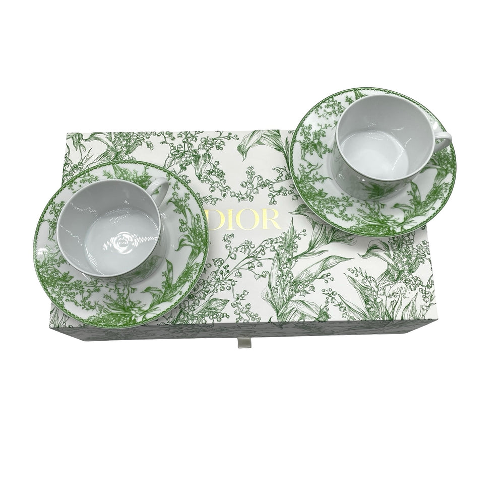 Set de tazas y platos Dior Lily of the Valley