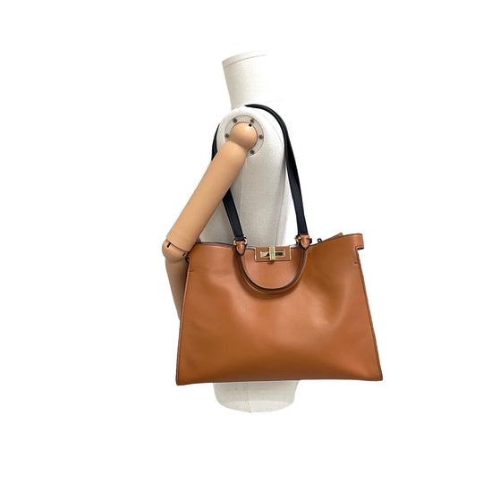 Bolsa Fendi Vitello Seta Century Small Peekaboo X-Tote