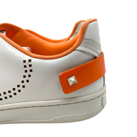 Tenis Valentino Two Tone Perforated Logo Sneakers T.39