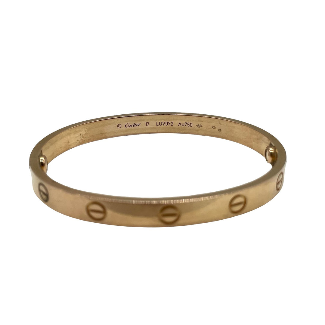 Cartier Pulsera Love T.17
