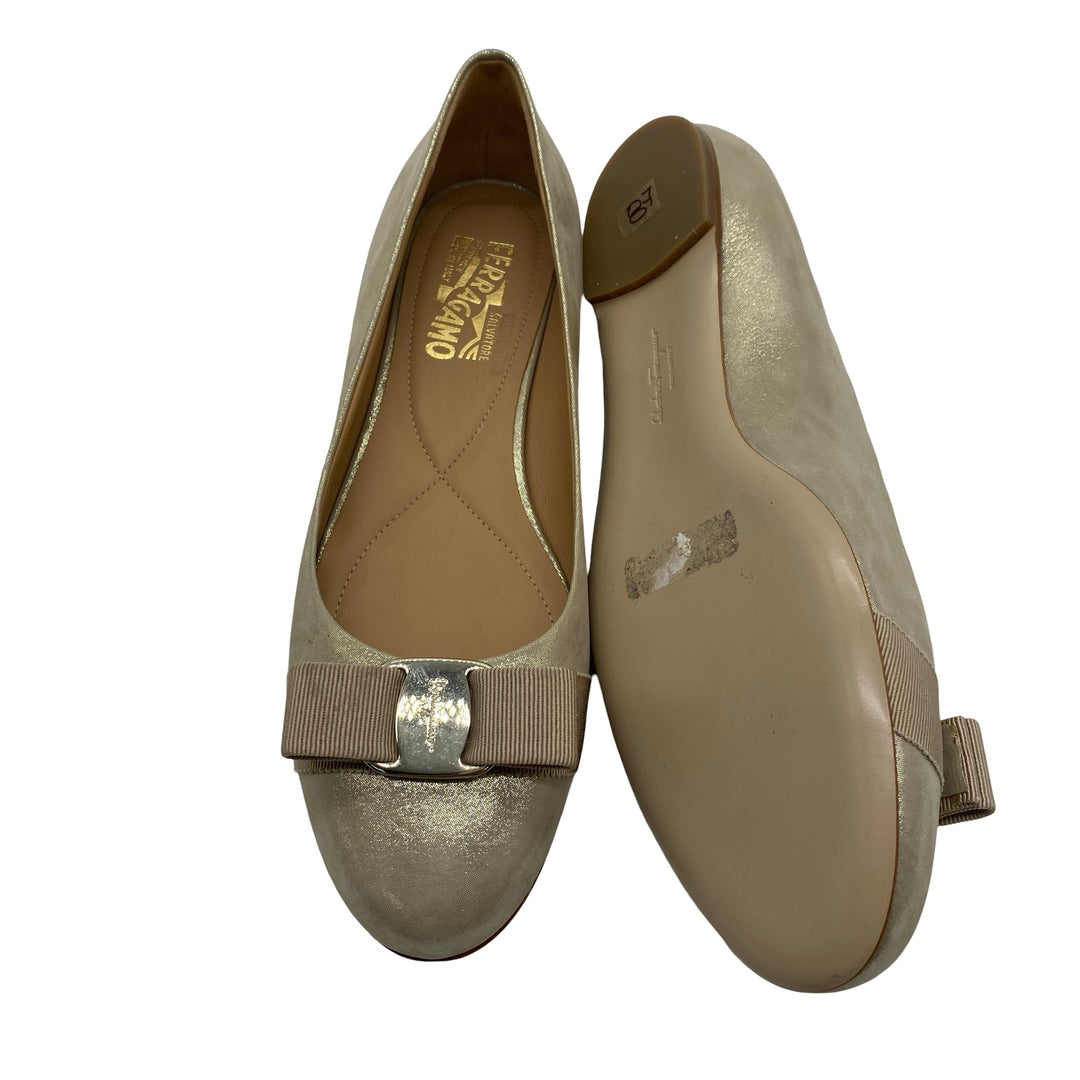 Flats Salvatore Ferragamo T.9.5 US