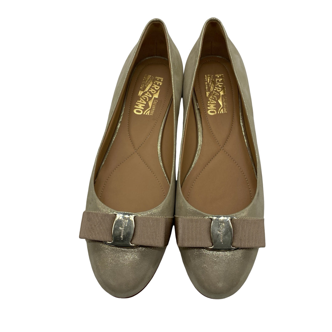 Flats Salvatore Ferragamo T.9.5 US