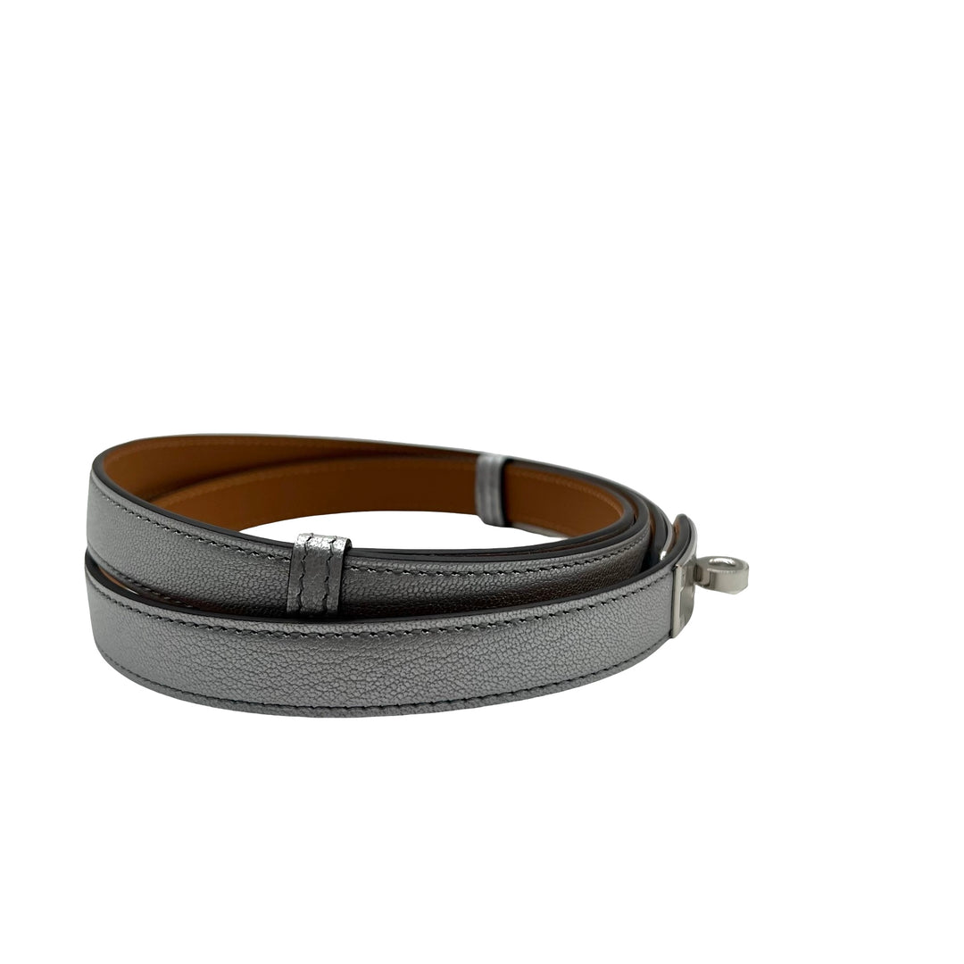 Cinturón Hermès Kelly 18 y Cartera Constance Slim Argent