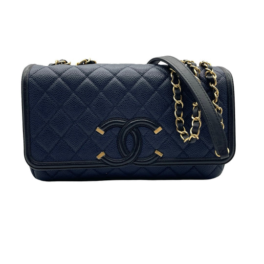 Bolsa Chanel CC Filigree Flap
