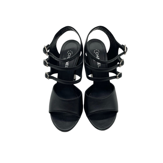 Sandalias Chanel Strappy Buckle T.36.5