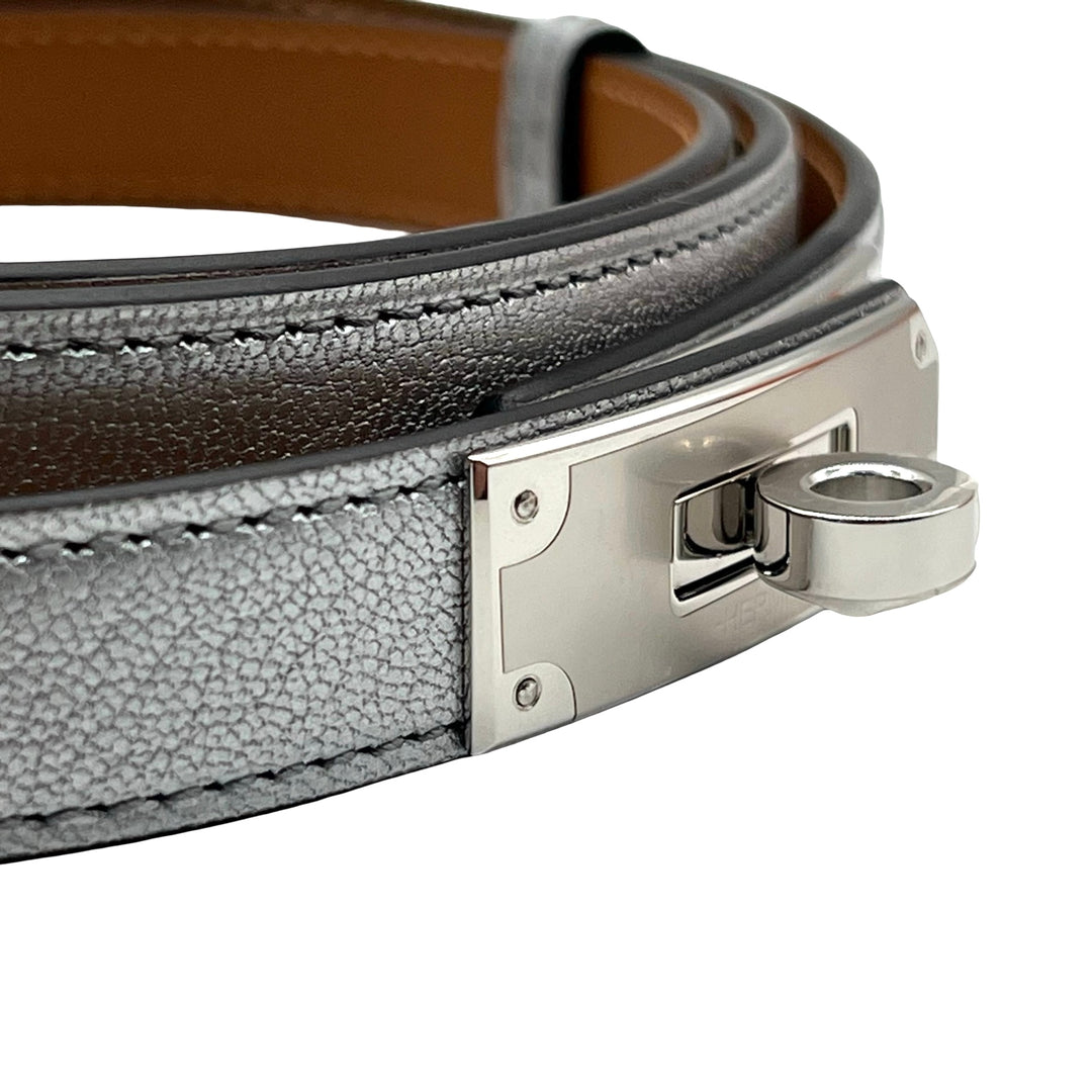 Cinturón Hermès Kelly 18 y Cartera Constance Slim Argent