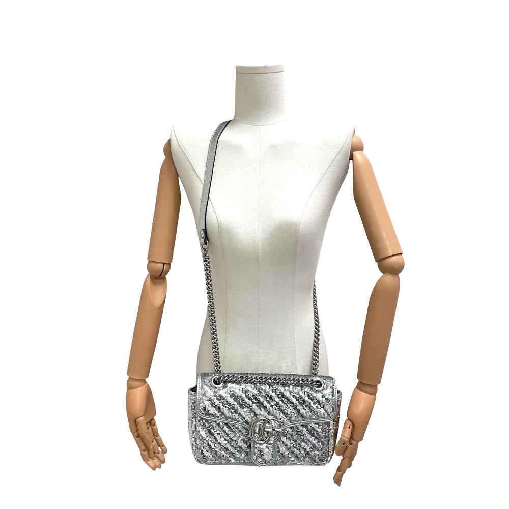 Bolsa Gucci GG Marmont Sequin