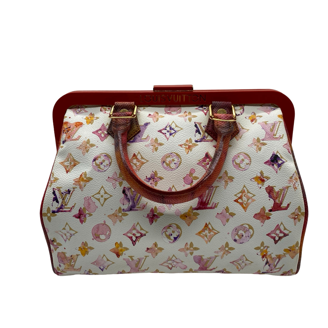Bolsa Louis Vuitton x Richard Prince Water Color Frame Speedy