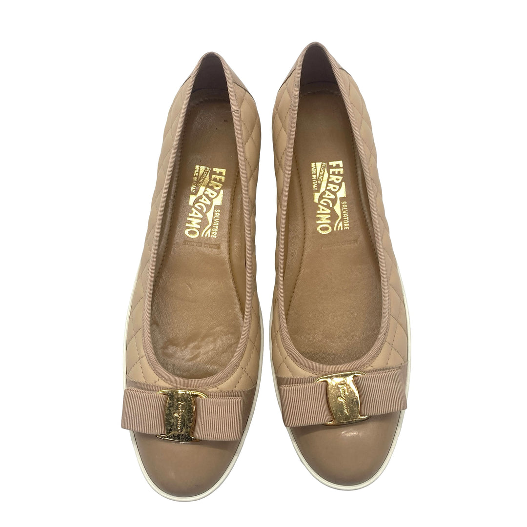 Flats Salvatore Ferragamo T.9.5 US