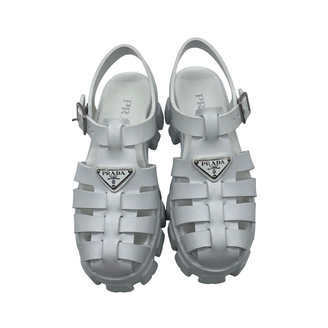 Sandalias Prada Monolith T.37