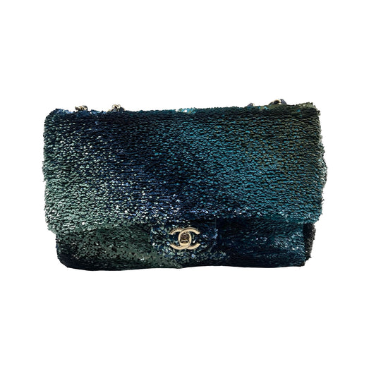 Bolsa Chanel Shaded Sequins Mediana