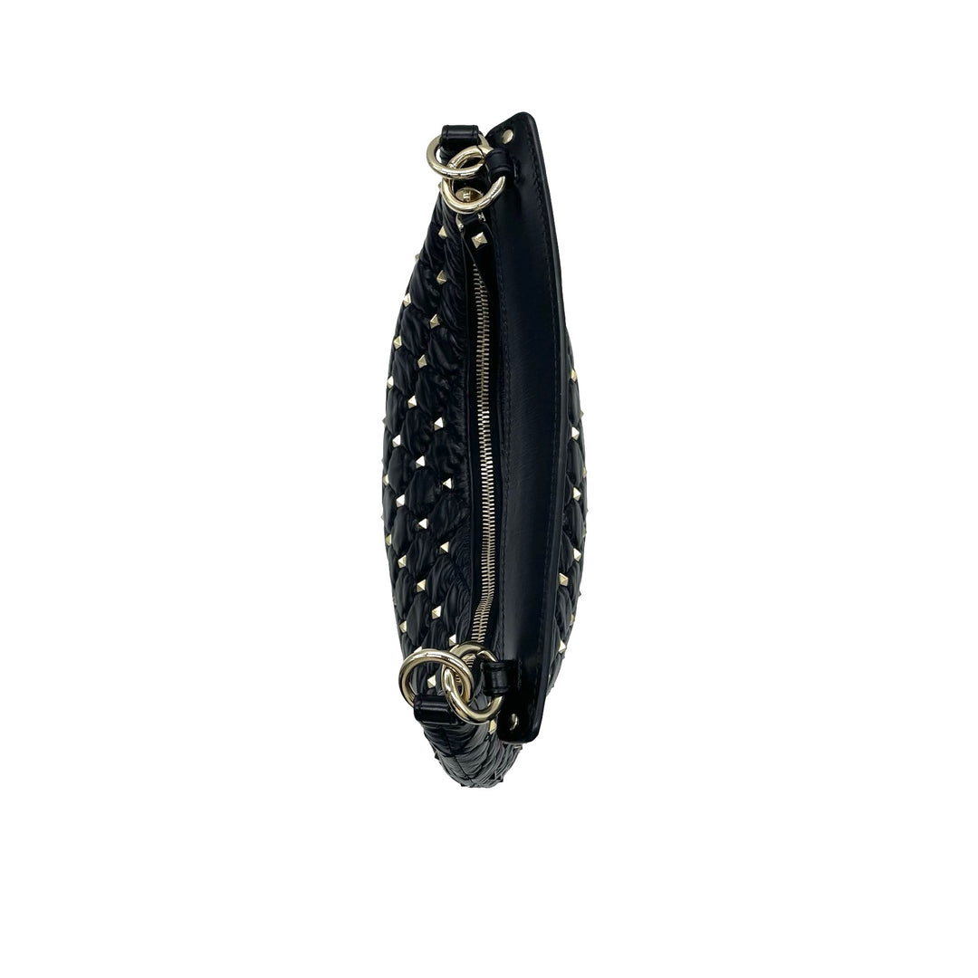 Bolsa Valentino Rockstud Spike Hobo Pequeño
