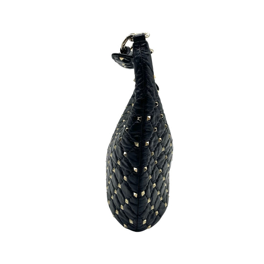 Bolsa Valentino Rockstud Spike Hobo Pequeño